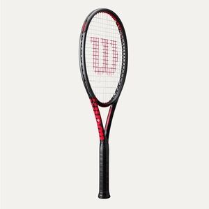 Wilson Black and Red Tennis Racket Clash